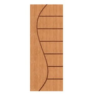 Porta Angelim Semi-Oca Mod. 33 Com Friso