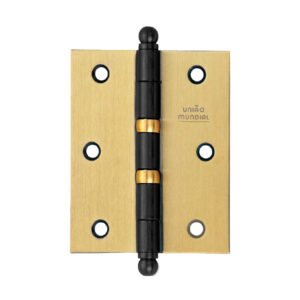 Dobradiça Aço União Mondial 3″ x 2 1/2″ Linha Leve Lo